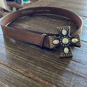 Nocona Cross leather belt